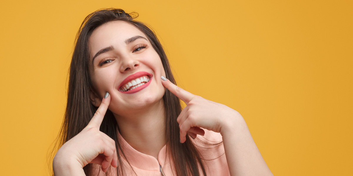 girl smiling